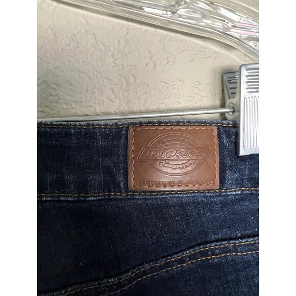 Dickies Women's Size 12 RG Jeans Boot Cut Blue Denim Medium Wash Stretch - Picture 3 of 5